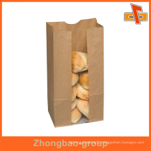 recycled wholesale CPP/PE kraft paper bakery packaging bag with customer logo